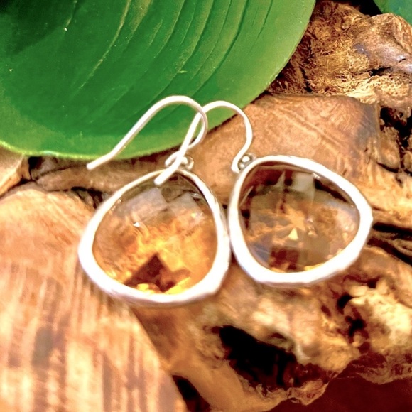 RARE Silpada Vintage Sterling Silver
Citrine Sparking Earrings - Picture 6 of 7